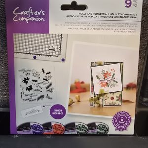 Crafters Companion Holiday Stamp and Stencil
